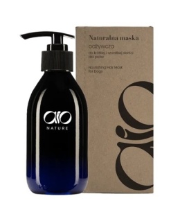 AIO NATURE - Naturalna maska odżywcza do krótkiej i szorstkiej sierści dla psów 250 ml