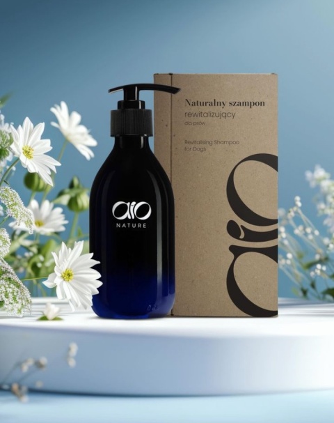 AIO Nature - MINI - Naturalny szampon rewitalizujący dla psów 150ml