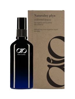 AIO Nature - Naturalny płyn odświeżający do higieny jamy ustnej dla zwierząt 100ml