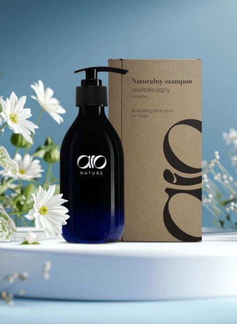 AIO Nature - Naturalny szampon rewitalizujący dla psów 250ml