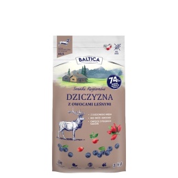 BALTICA - Dziczyzna z owocami leśnymi dla ras małych XS/S 3kg