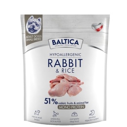 BALTICA - NUTRACEUTIC - hipoalergiczna karma z królikiem i ryżem XS/S 1kg