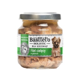 BASTTET'O HOLISTIC - Filet cielęcy w galarecie - mokra karma dla szczeniąt 130g