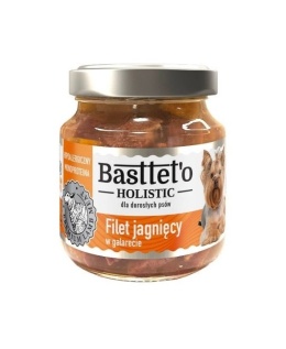 BASTTET'O HOLISTIC - Jagnięcina w galarecie - mokra karma dla psów dorosłych 130g