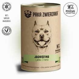 Paka Zwierzaka - Jagnięcina i jabłko z miętą 400g