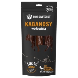 Paka Zwierzaka - Kabanosy wołowina 3 szt - 80g