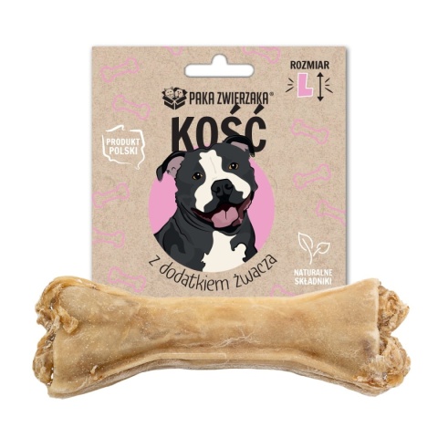 Paka Zwierzaka - Kość z dodatkiem żwacza L (13,5cm)