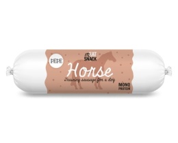 Paka Zwierzaka - PEPE Horse - Kiełbaska treningowa Konina 200g