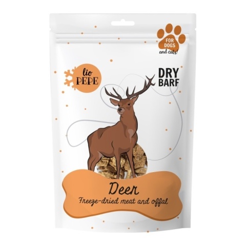 Paka Zwierzaka - Pepe Deer - Liofilizowane mięso z jelenia 60g