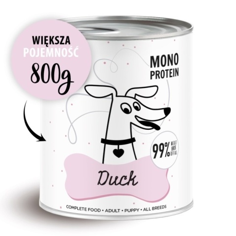 Paka Zwierzaka - Pepe Mono Protein Duck (kaczka) 800g