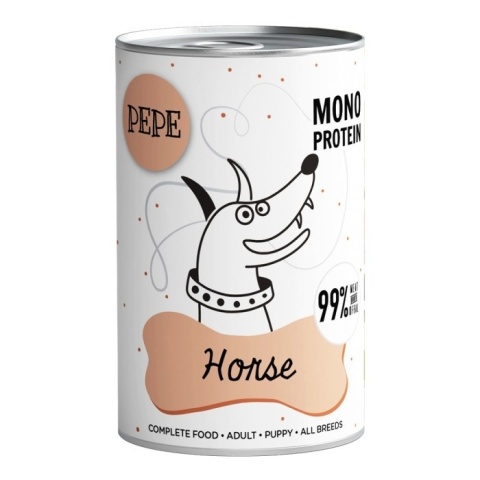 Paka Zwierzaka - Pepe Mono Protein Horse (konina) 400g