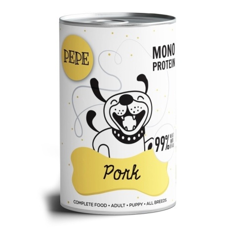 Paka Zwierzaka - Pepe Mono Protein Pork (wieprzowina) 400g