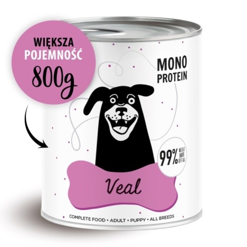 Paka Zwierzaka - Pepe Mono Protein Veal (cielęcina) 800g