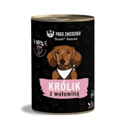 Paka Zwierzaka - Seven'th Heaven - Królik i wołowina 400g (Rabbit & Beef)