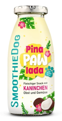 Smoothie Dog Pina Paw Lada - królik z warzywami i owocami 250ml