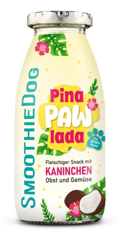 Smoothie Dog Pina Paw Lada - królik z warzywami i owocami 250ml