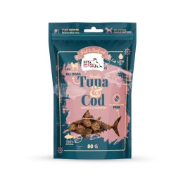 Syta Micha - Fish & Seafood - Przysmaki z tuńczykiem i dorszem 80g