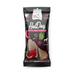 Syta Micha - Hot Dog królik z granatem w skórze jelenia 2 szt.