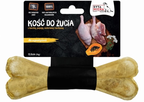 Syta Micha - Kość do żucia dla psa na uspokojenie 13,5 cm