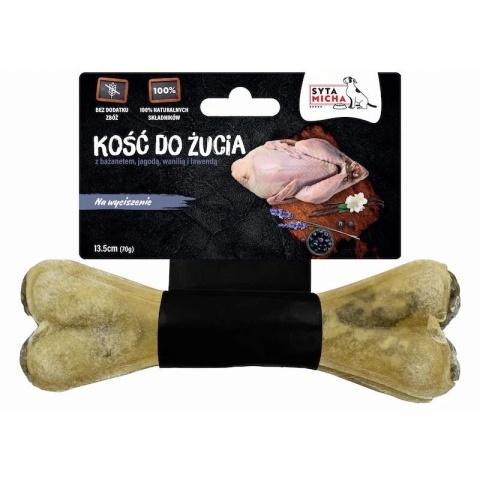 Syta Micha - Kość do żucia dla psa na wyciszenie 13,5 cm