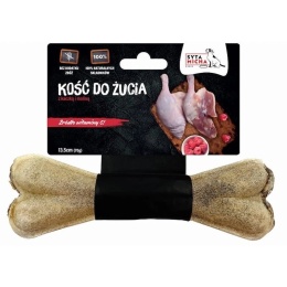 Syta Micha - Kość do żucia dla psa z kaczką i malinami 13,5 cm