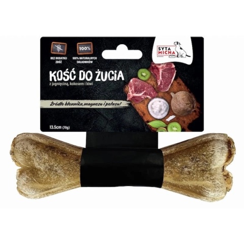 Syta Micha - Kość do żucia dla psa z kiwi i kokosem 13,5 cm