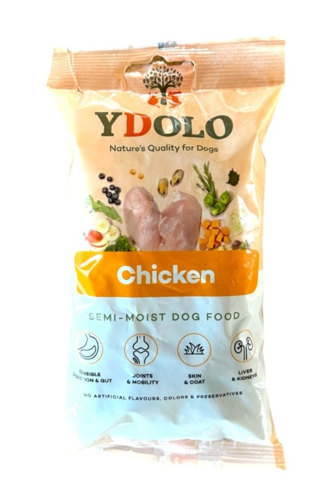 YDOLO Chicken - kurczak i ryby - półwilgotna karma dla psa 100g