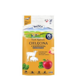 BALTICA - Cielęcina z wieprzowiną dla ras małych XS/S 3kg