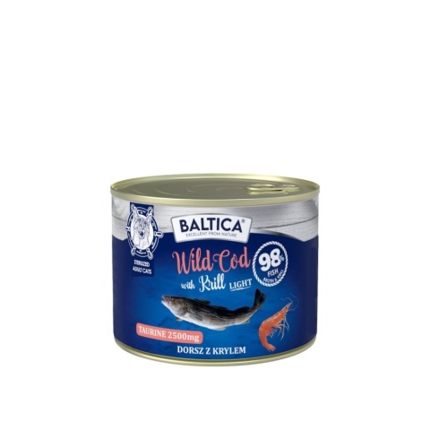 BALTICA EXCELLENT - Karma mokra dla kota - Dorsz z krylem Light 185g