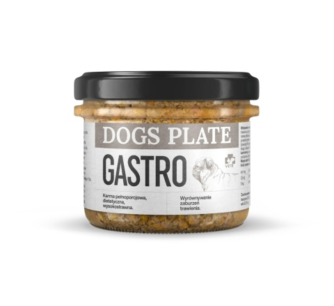 Dogs Plate Vet Gastro - Karma mokra dla psów z chorobami układu pokarmowego 180g