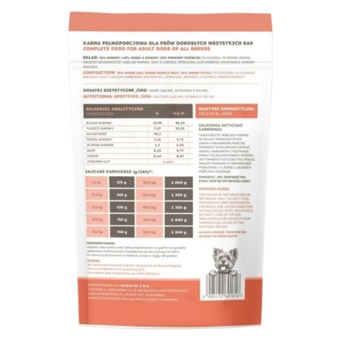 FARMA - Manufaktura - Karma mokra dla psa - Konina 500g