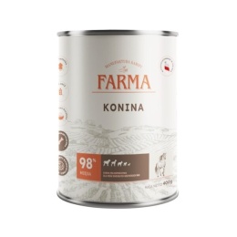 FARMA - Select Konina - Monoproteinowa karma mokra dla psa 400g