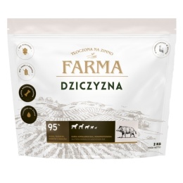 Farma - Hipoalergiczna karma tłoczona na zimno - Dziczyzna 2kg