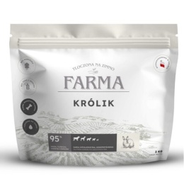 Farma - Hipoalergiczna karma tłoczona na zimno - Królik 2kg
