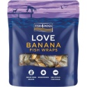 Fish4Dogs - Banana Fish Wraps - Przysmaki dla psa - banan owinięty plastrem ryby 100g