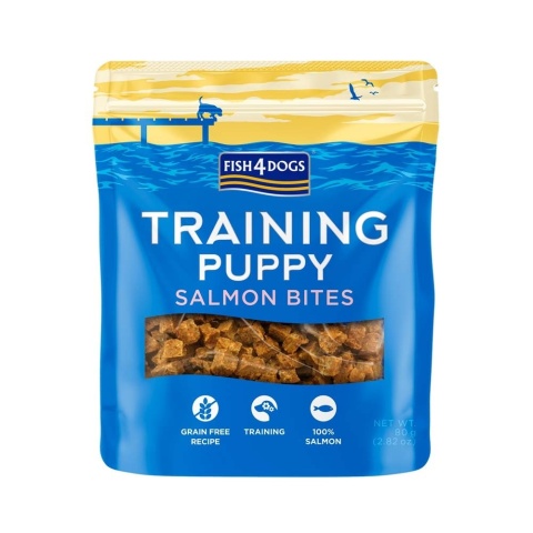 Fish4Dogs - Puppy Salmon Bites - Przysmaki treningowe dla szczeniaka 80g