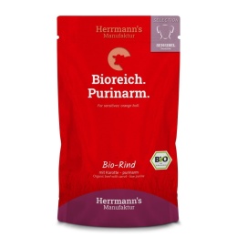HERRMANN'S Selection Sensitive Dog - Wołowina, niski poziom puryn karma mokra 150g