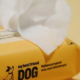 LUBA - my best friend DOG - Nawilżane chusteczki do pielęgnacji wrażliwych miejsc - oczu, uszu i fałd skórnych 25szt.