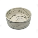 Miska ceramiczna dla psa 400ml - marmurowa - szary