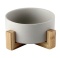Miska ceramiczna dla psa 850ml - szara