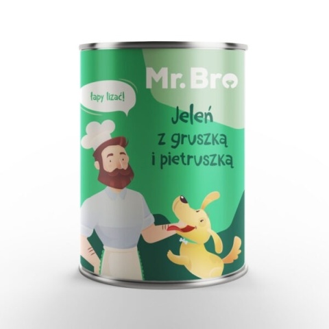 Mr. Bro Jeleń z Gruszką i pietruszką 400g