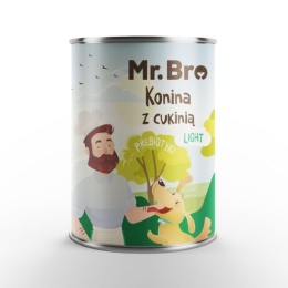 Mr. Bro Light Konina z Cukinią z Prebiotykami 400g