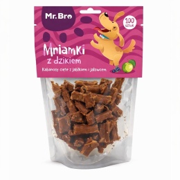 Mr. Bro Mniamki Air Dried - Przysmaki dla psa z Dzika 80g