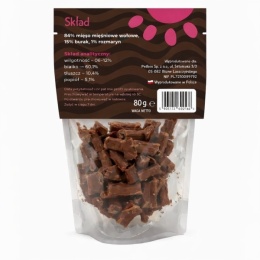 Mr. Bro Mniamki Air Dried - Przysmaki dla psa z Wołowiny 80g