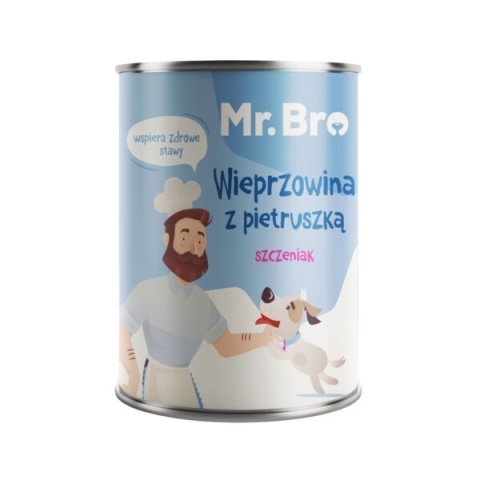 Mr. Bro Wieprzowina z Pietruszką dla Szczeniąt 400g