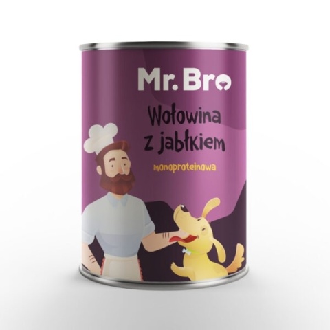Mr. Bro Wołowina z Jabłkiem 400g
