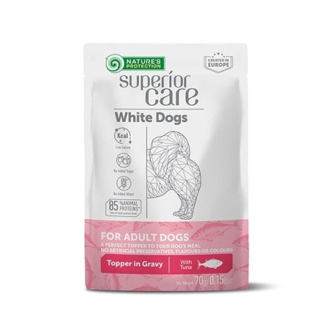 NP SC White Dogs Grain Free - karma mokra dla psa z Tuńczykiem 70g saszetka