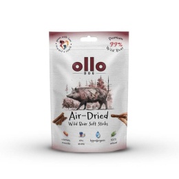 Ollo Air-Dried Wild Boar Soft Sticks - Przysmaki dla psa z Dzika 80g