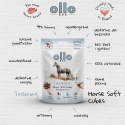 Ollo Air-Dried Training Horse Cubes - przysmaki treningowe dla psa z koniny 80g