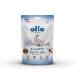 Ollo Air-Dried Training Rabbit Cubes - przysmaki treningowe dla psa z królika 80g